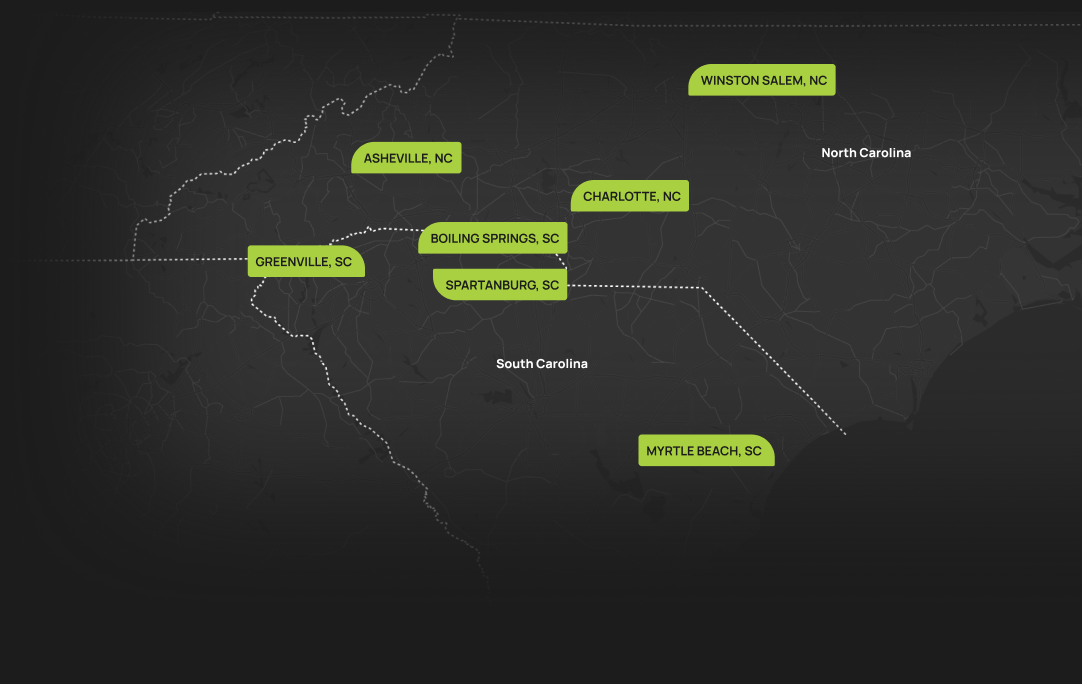 Service Areas in Raleigh