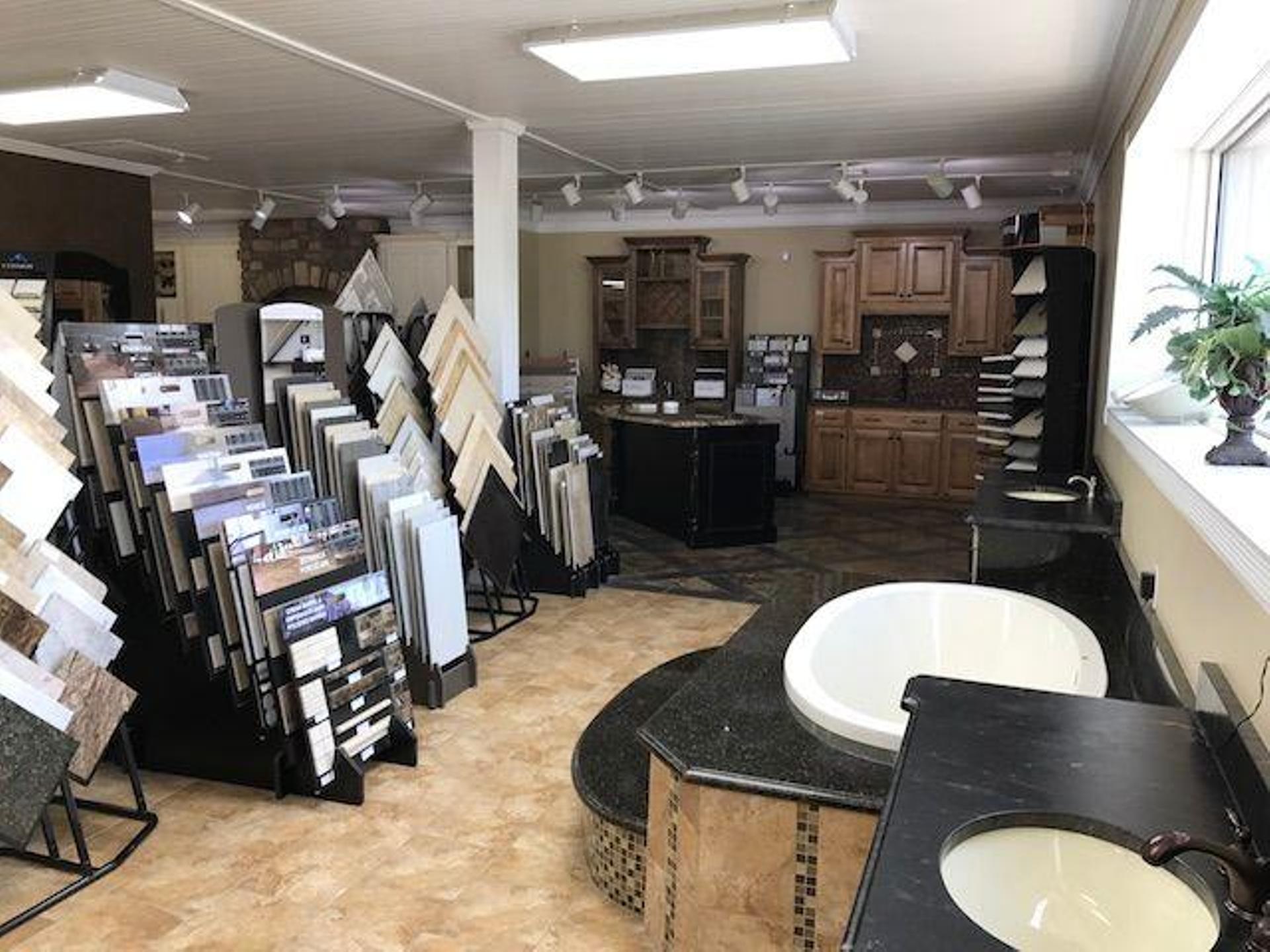 Spartanburg Showroom Tile Samples