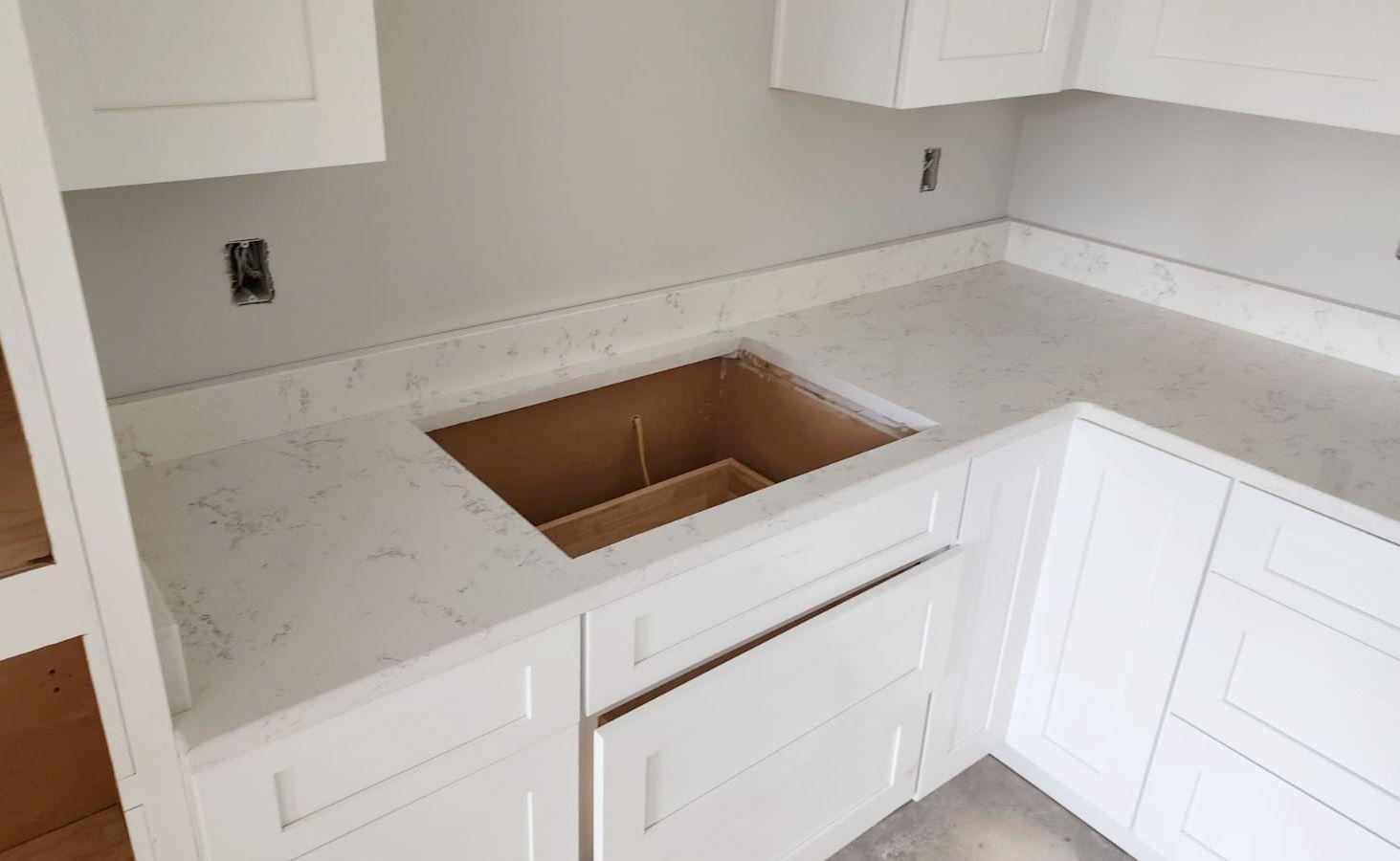 Super White Quartz Countertop